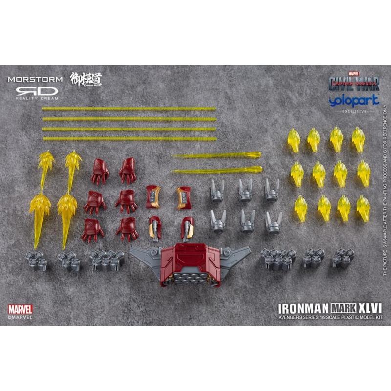 Emodel Morstorm - 1/9 [Caption America Civil War] Ironman Iron Man Mark Mk46 Suit Model Kit