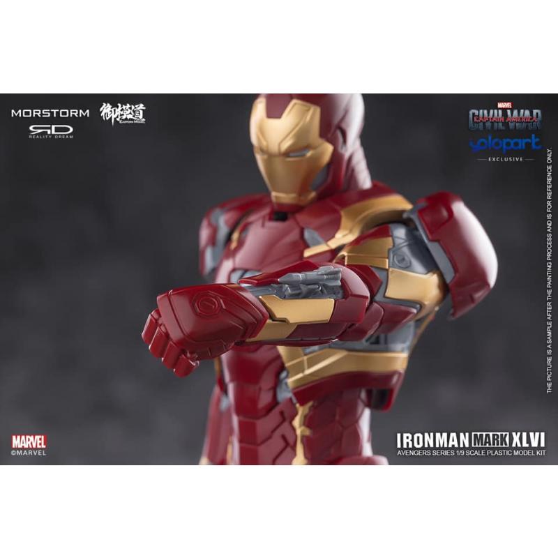 Emodel Morstorm - 1/9 [Caption America Civil War] Ironman Iron Man Mark Mk46 Suit Model Kit
