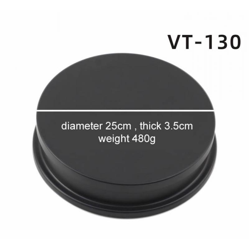 Model Kit 360 Degree Turntable Rotating Display Base - 25cm Black