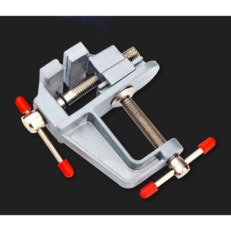 Adjustable Mini Metal Bench Vice Clamp Carving Clamping Tools Plastic Screw Vise