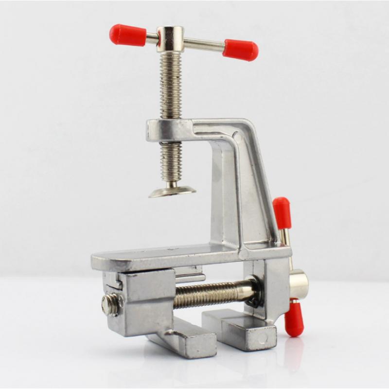 Adjustable Mini Metal Bench Vice Clamp Carving Clamping Tools Plastic Screw Vise
