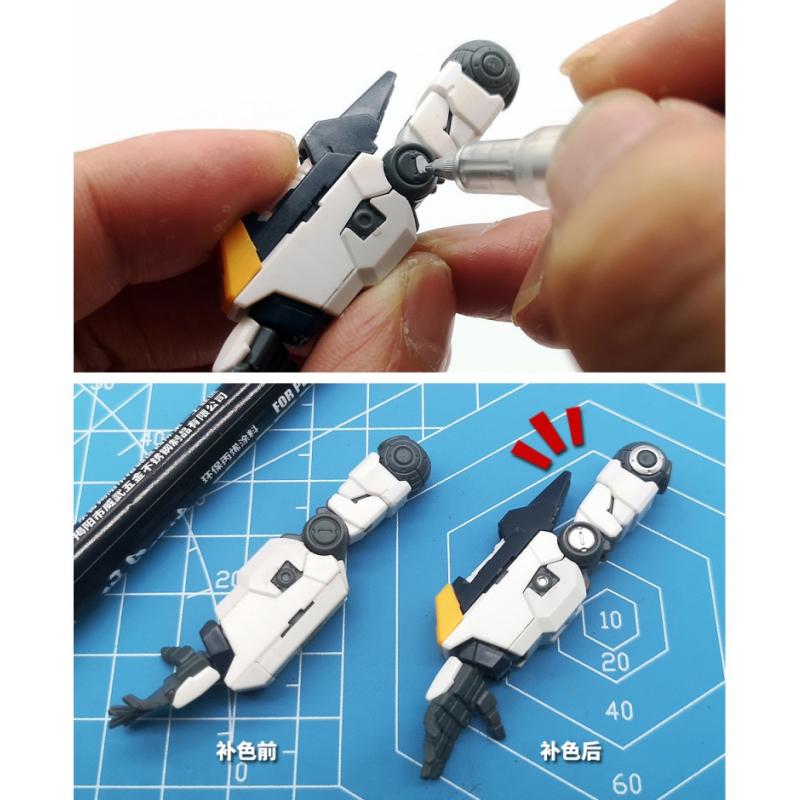 Mo Shi MS037 Metallic Color Gundam Marker Pen W004 - Metal Blue