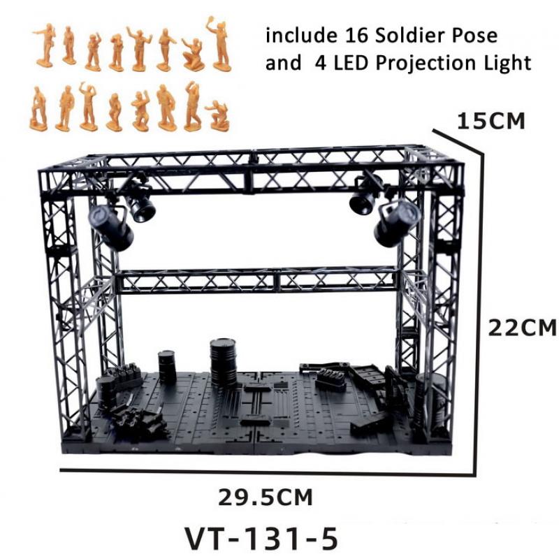 [VT] HG Gundam Machine Nest Stage with 4 Projection Light and Soldier Pose - Medium