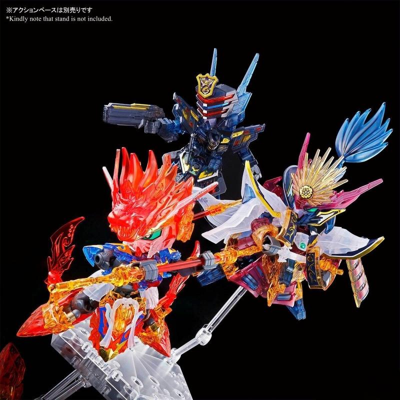 Limited SDW Heros Gundam Clear Color Set (WUKONG IMPULSE + NOBUNAGA + VERDE BUSTER)