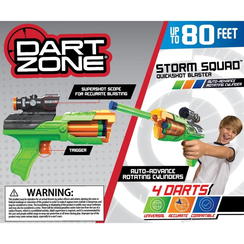 Dart Zone - Storm Squad Quickshot Blaster