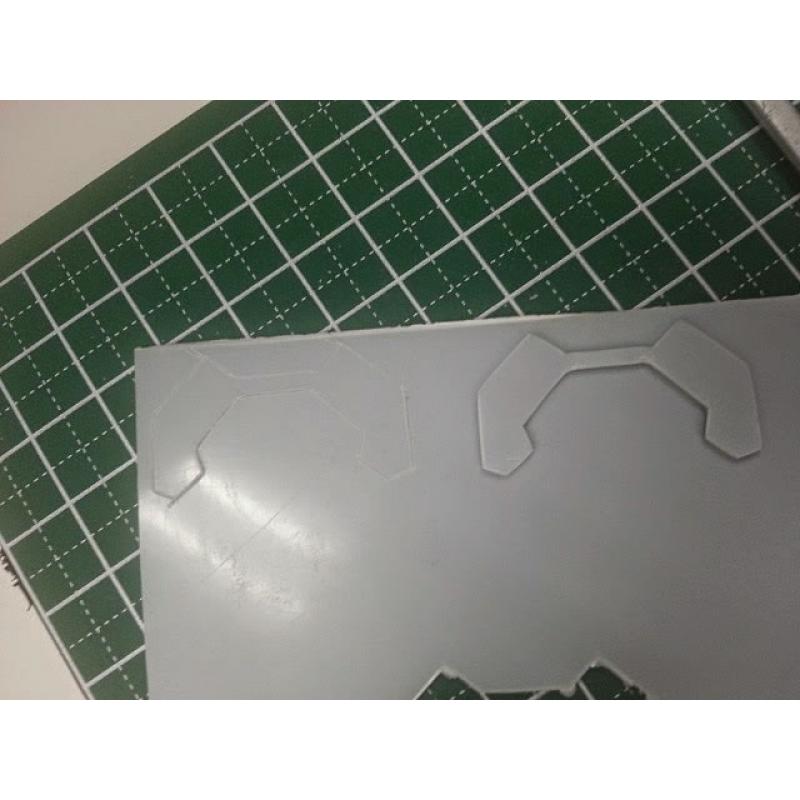 ABS Pla Plate thinness 0.8 mm (20 cm x 30 cm) For Gunpla Modification or Customization