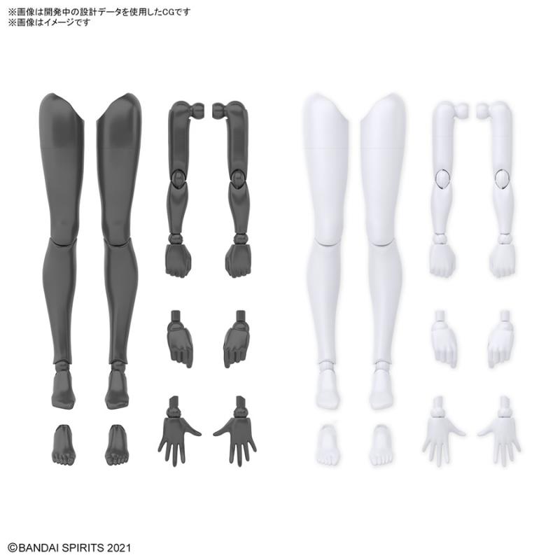 30MS 30 Minutes Sisters OB-12 Option Body Parts Arm Parts & Leg Parts (White/Black)