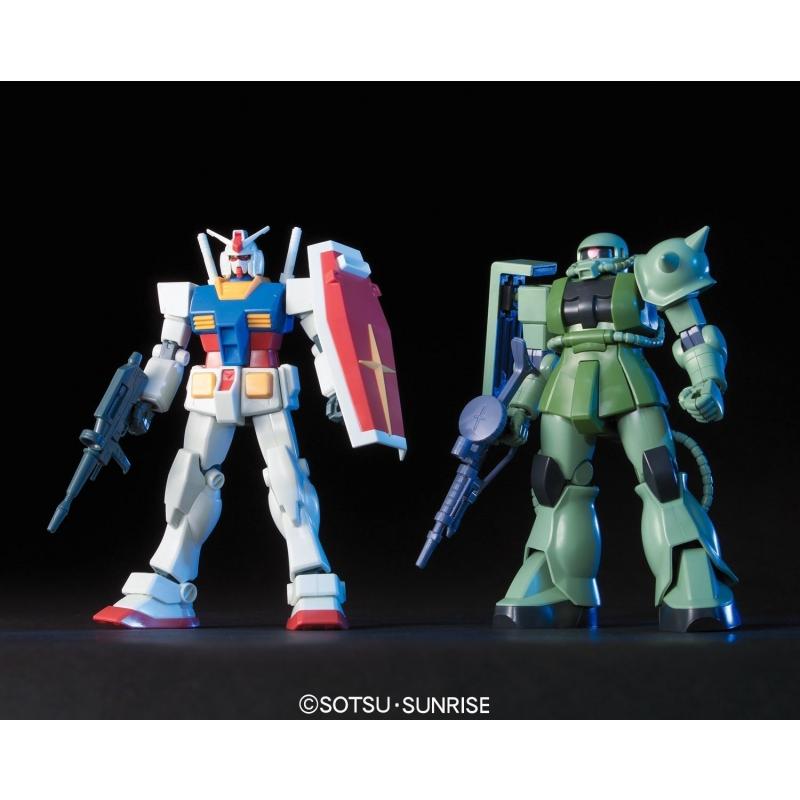 Gunpla Starter Set : HGUC Gundam Vs. Zaku II