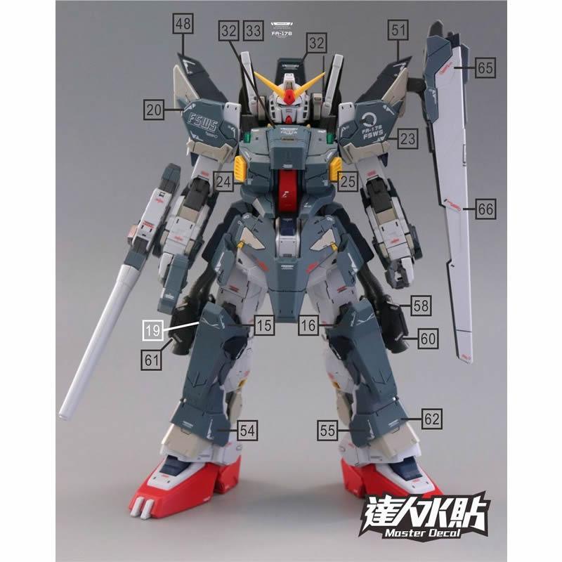 [Da Lin] Water Decal for Daban 8815 MG 1/100 FA-178 Full Armor Gundam Mk-II