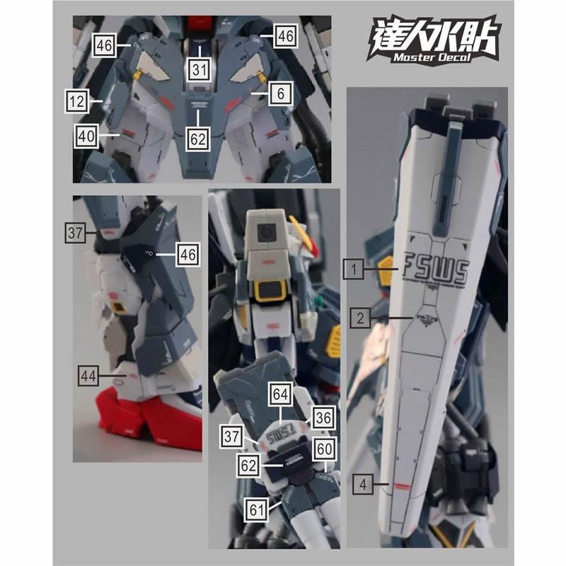 [Da Lin] Water Decal for Daban 8815 MG 1/100 FA-178 Full Armor Gundam Mk-II
