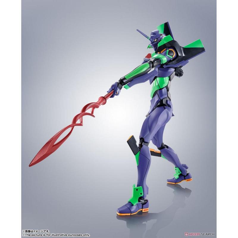 Robot Spirits < Side Eva > Evangelion Unit-01 + Spear of Cassius (Renewal Color Edition)