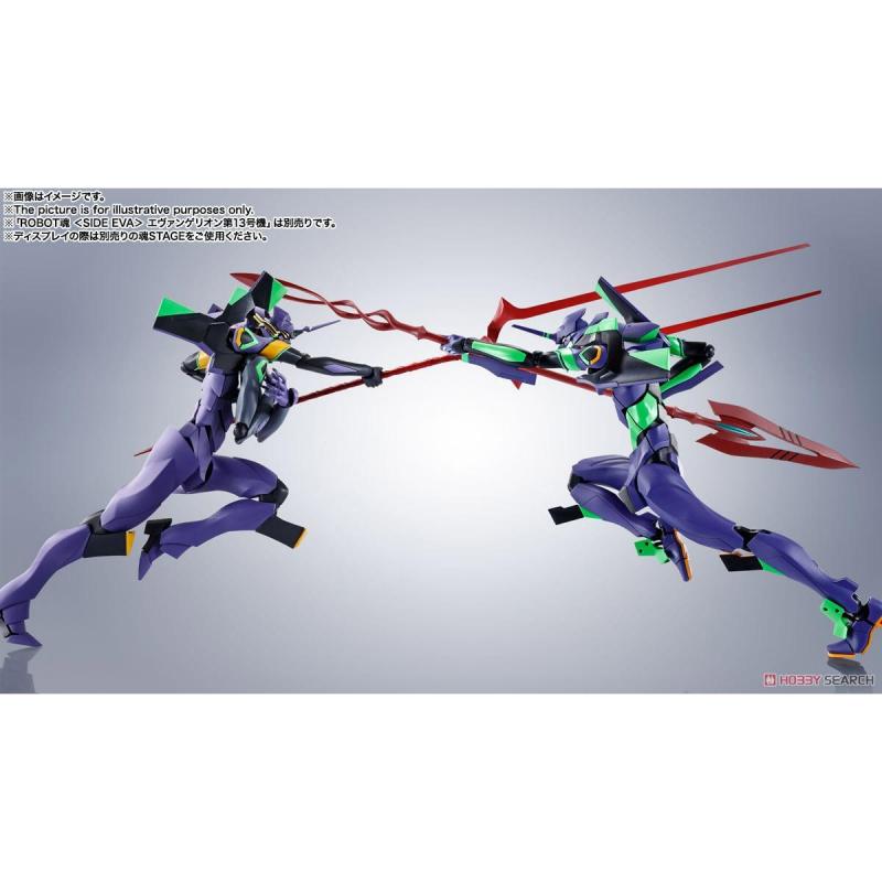 Robot Spirits < Side Eva > Evangelion Unit-01 + Spear of Cassius (Renewal Color Edition)