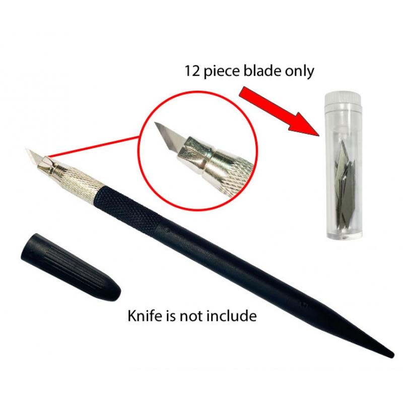 12 Piece Knife Blades for Modeling Pen Knife