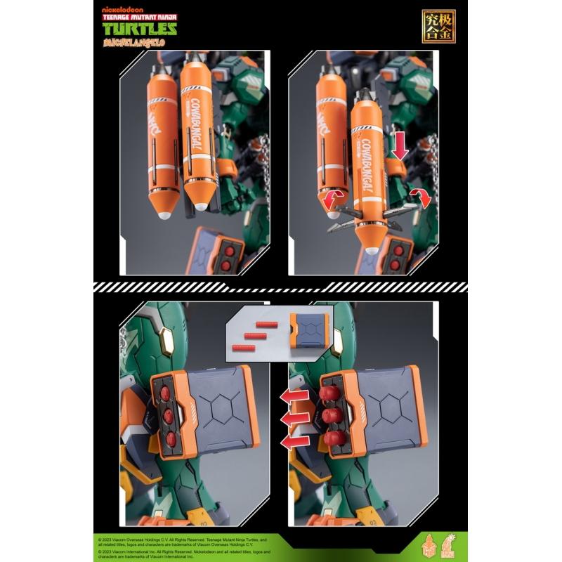 Heat Boys - TMNT HB0014 Michelangelo Figure Die-cast Frame Mecha