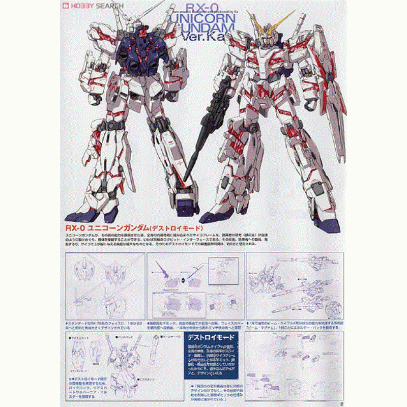 MG 1/100 RX-0 Unicorn Gundam Ver.Ka (Titanium Finish)
