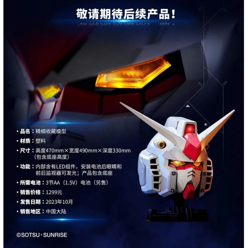 Bandai China Exclusive RX-78-2 Gundam Head Display