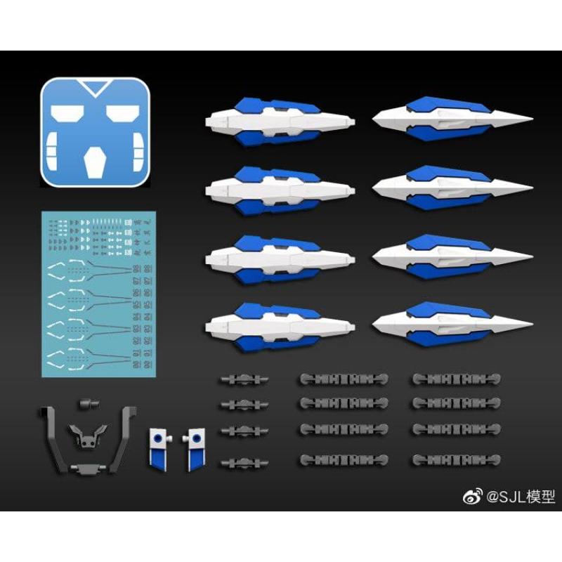 [SJL Model] 1/100 GN-High Mega Launcher & GN-Heavy Weapon Set For Astraea / Astraea Type-F