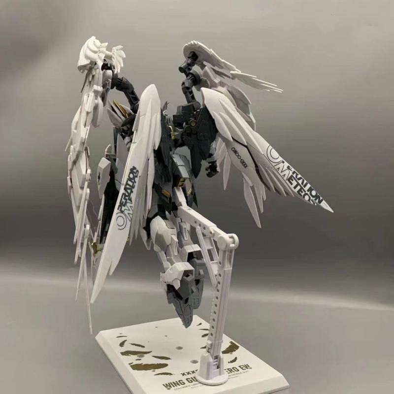 [M.J.H] HIRM Hi-Resolution alike Model 1/100 Wing Gundam Zero Ew [Grey Ver.] with Water Decal