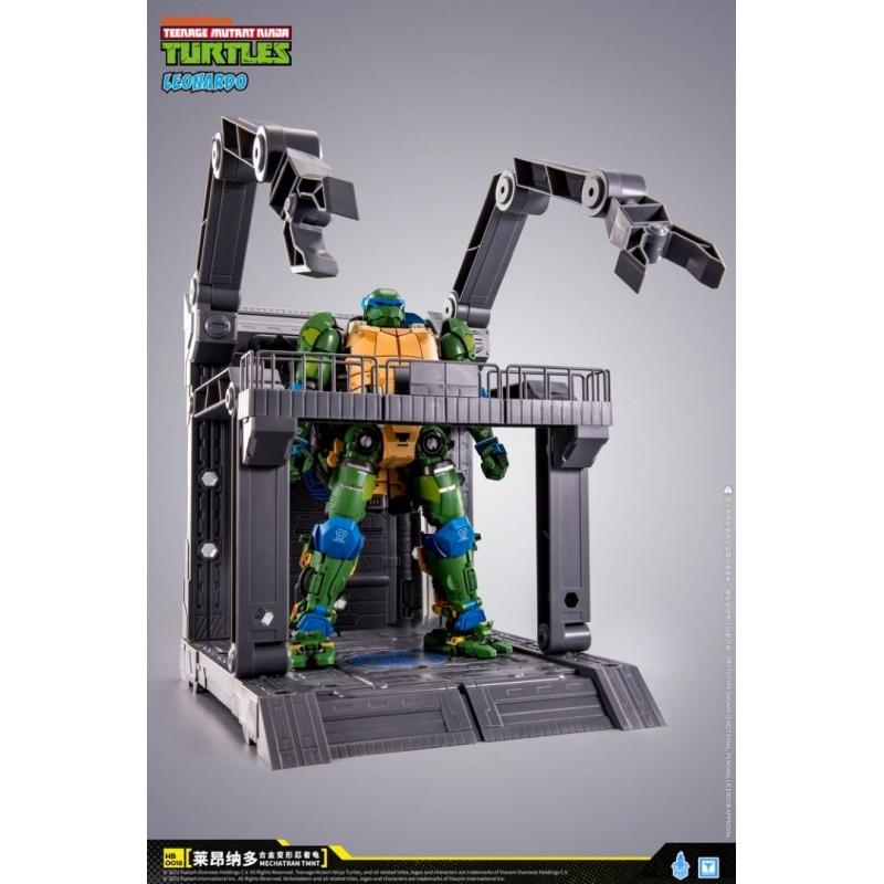 Heat Boys - TMNT HB0018 Leonardo Figure Die-cast Frame Mecha (Transformable Turtle Van / Party Wagon)
