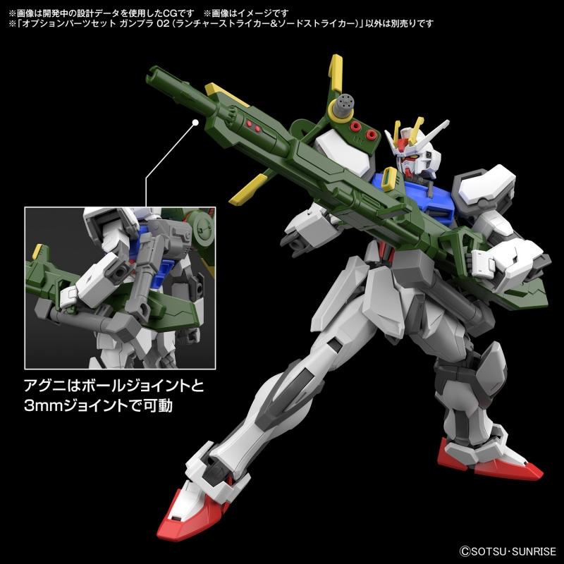 Gundam Option Parts Set Gunpla 02 (Launcher Striker & Sword Striker) for Entry Grade