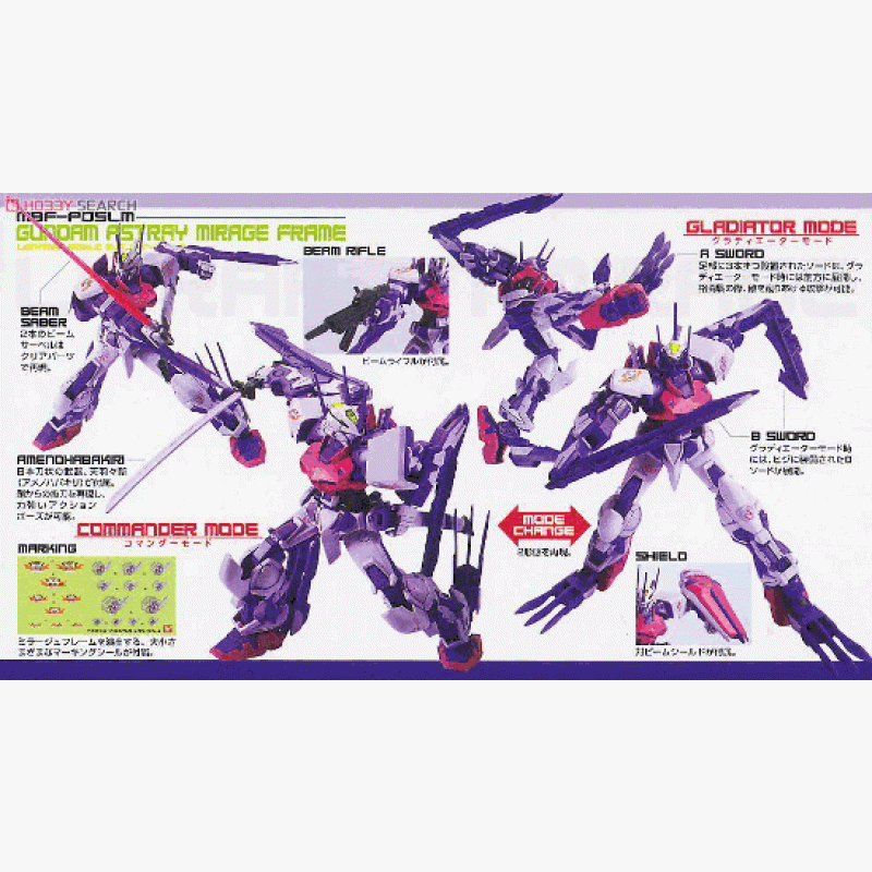 [021] NG 1/100 Gundam Astray Mirage Frame