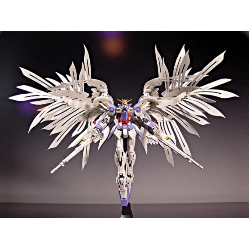 Third Party MG 1/100 Scale Wing Zero Custom PVC Wing Feather - Black
