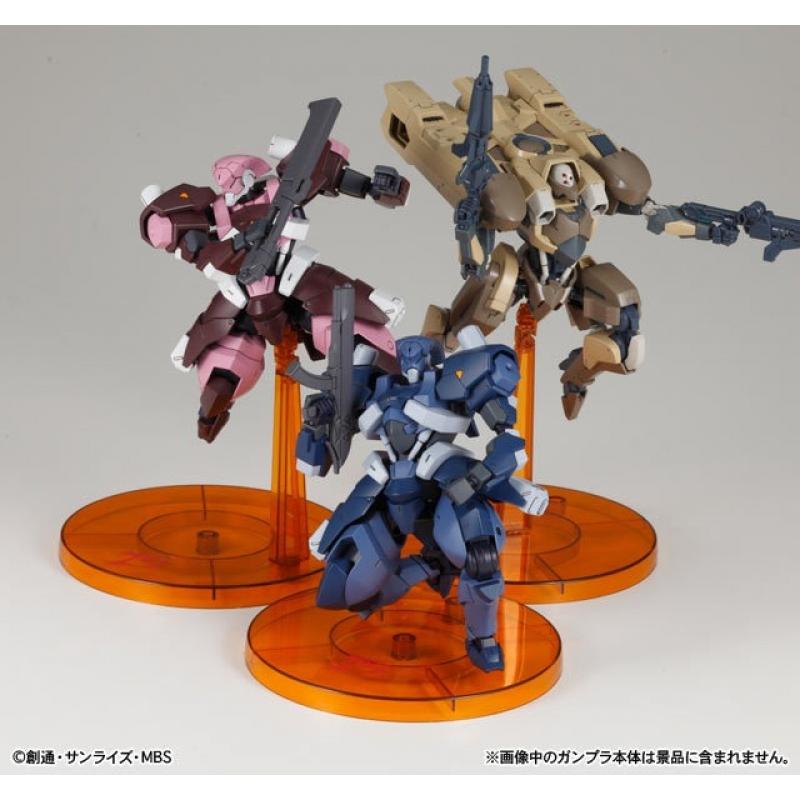 Bandai HG Round Shape Base with Sticker (4 piece difference colors in a set）