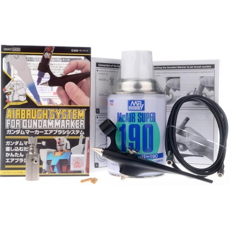 Mr Hobby Gundam Marker Airbrush System for Model Kit Painting GMA01
