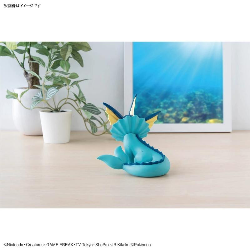 Pokemon Plamo Collection Quick!! 27 Vaporeon