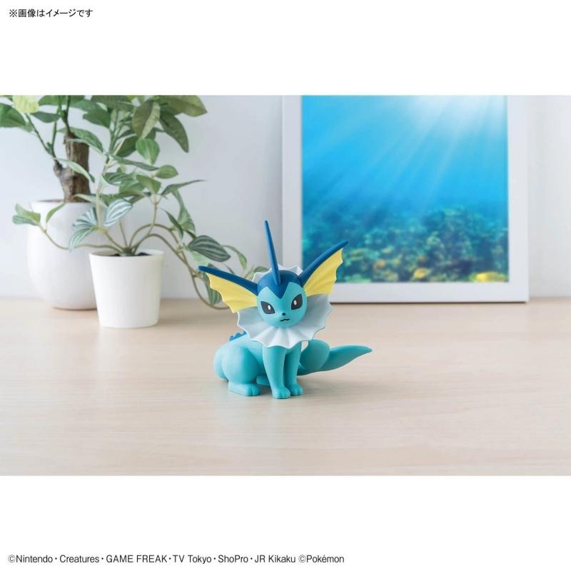Pokemon Plamo Collection Quick!! 27 Vaporeon