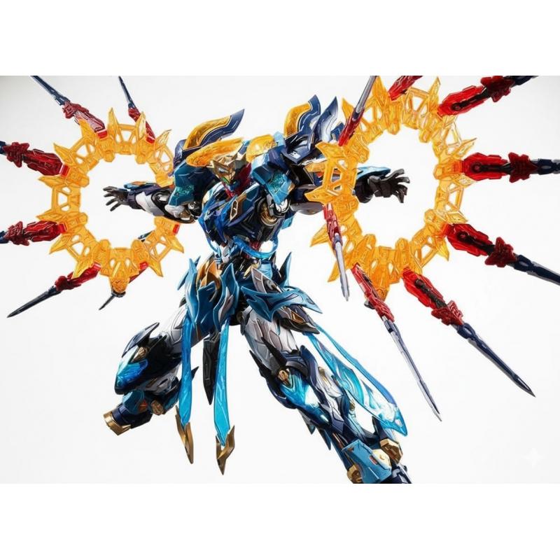 Motor Nuclear Demon God Four Generals Mo Liqing Assembly Model Kit (with Metal Inner Frame)