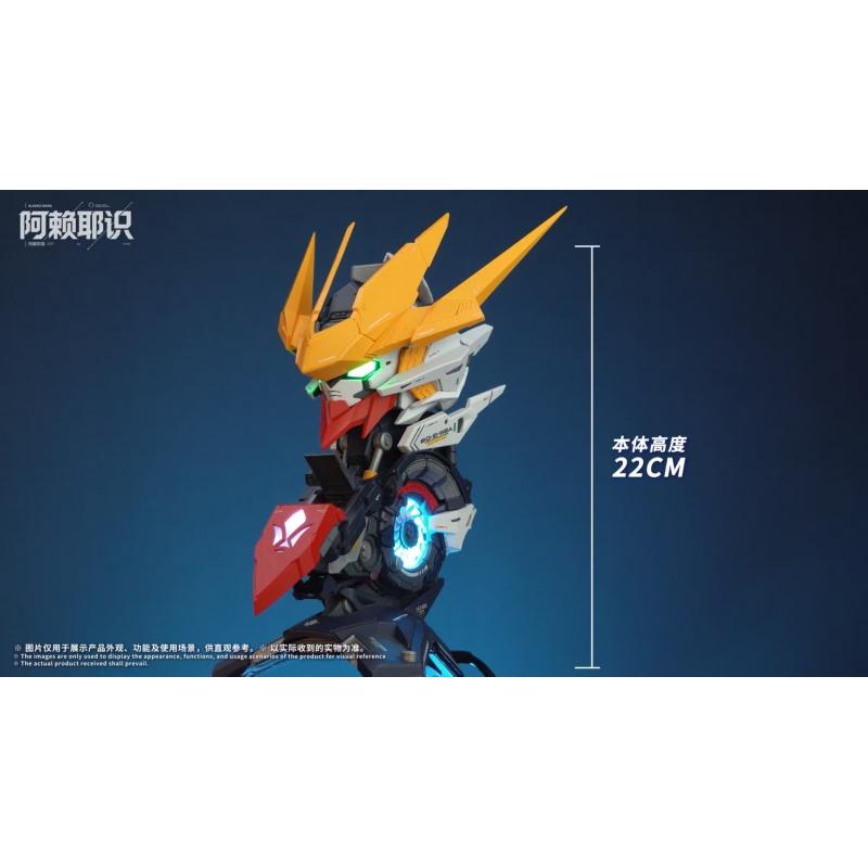 Arayashiki Technology Barbatos Lupus Head Bust with Sound Control RGB Lighting Effect