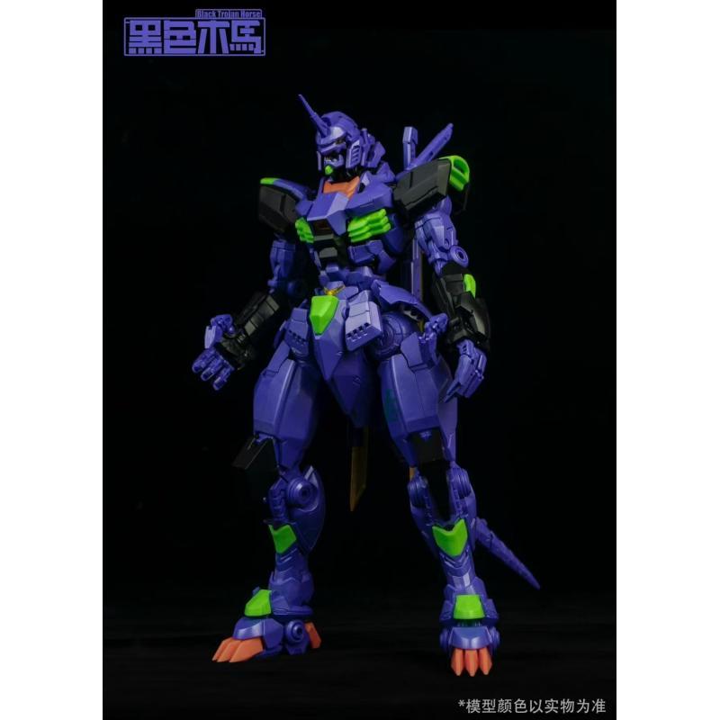 Black Trojan Gang Suo Si Gunzilla Gunzoid T-Rex Gundam (Evangelion Ver.) Plastic Model Kits
