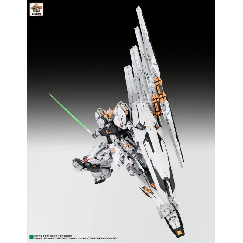 Farmer Creation Fortune Meow Studio Design MG 1/100 Nu Gundam Model Kit