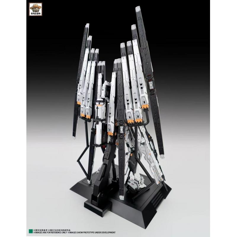 Farmer Creation Fortune Meow Studio Design MG 1/100 Nu Gundam Model Kit