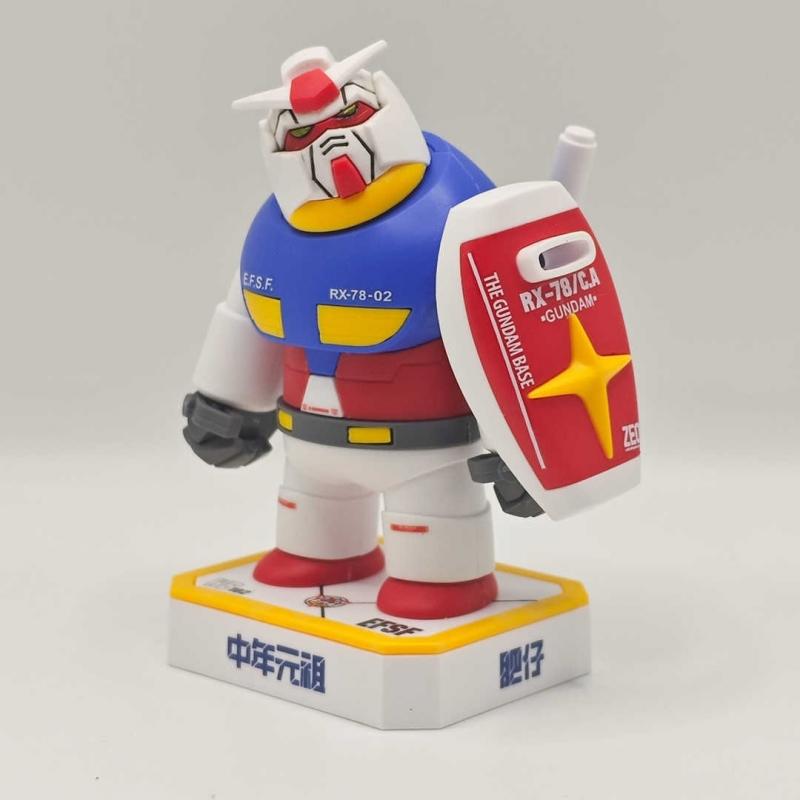 Chonker Fat Boy Model Magnetic Middle-aged RX-78-2 Assembly Model Kit with Base