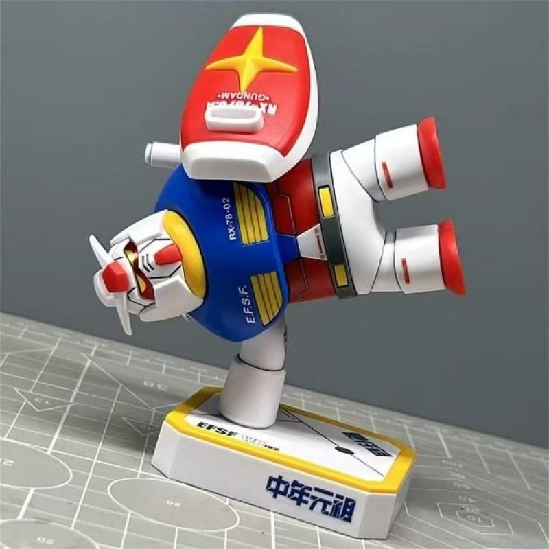 Chonker Fat Boy Model Magnetic Middle-aged RX-78-2 Assembly Model Kit with Base