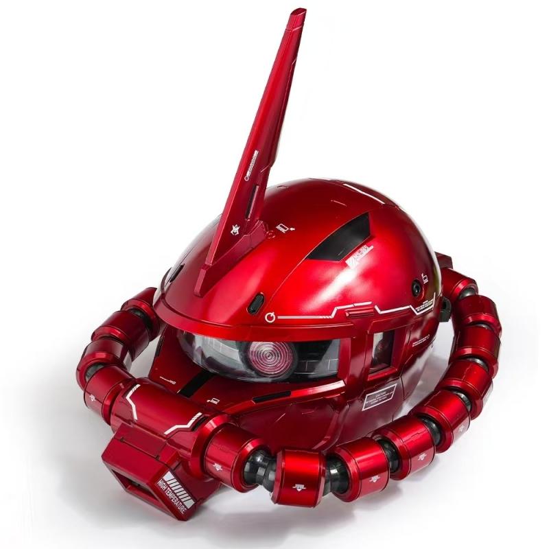 [Xingjie] Wearable Zaku Helmet, Painted with Transparent Red Automotive Paint