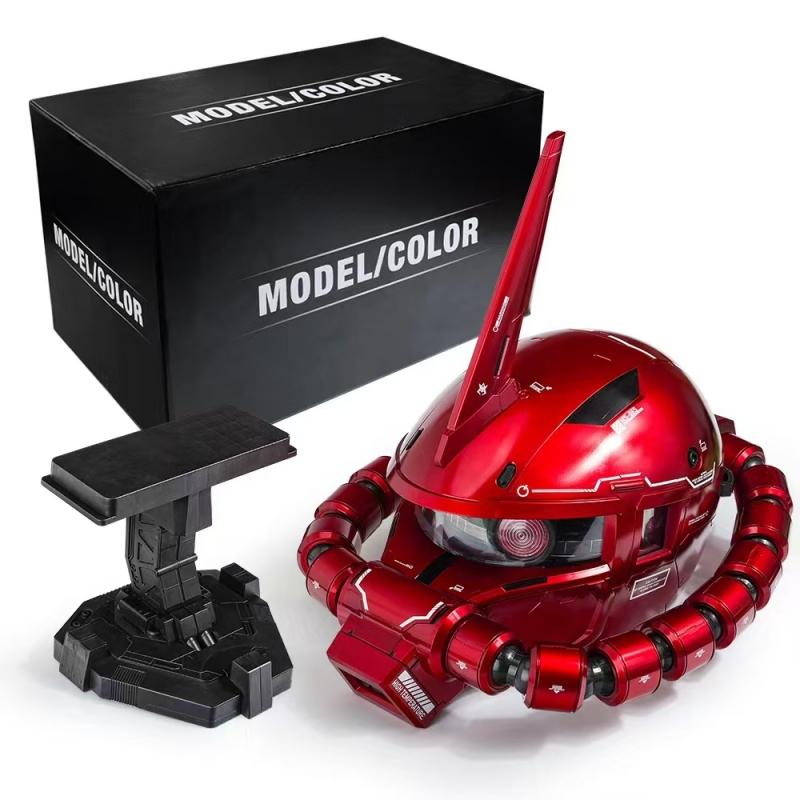 [Xingjie] Wearable Zaku Helmet, Painted with Transparent Red Automotive Paint