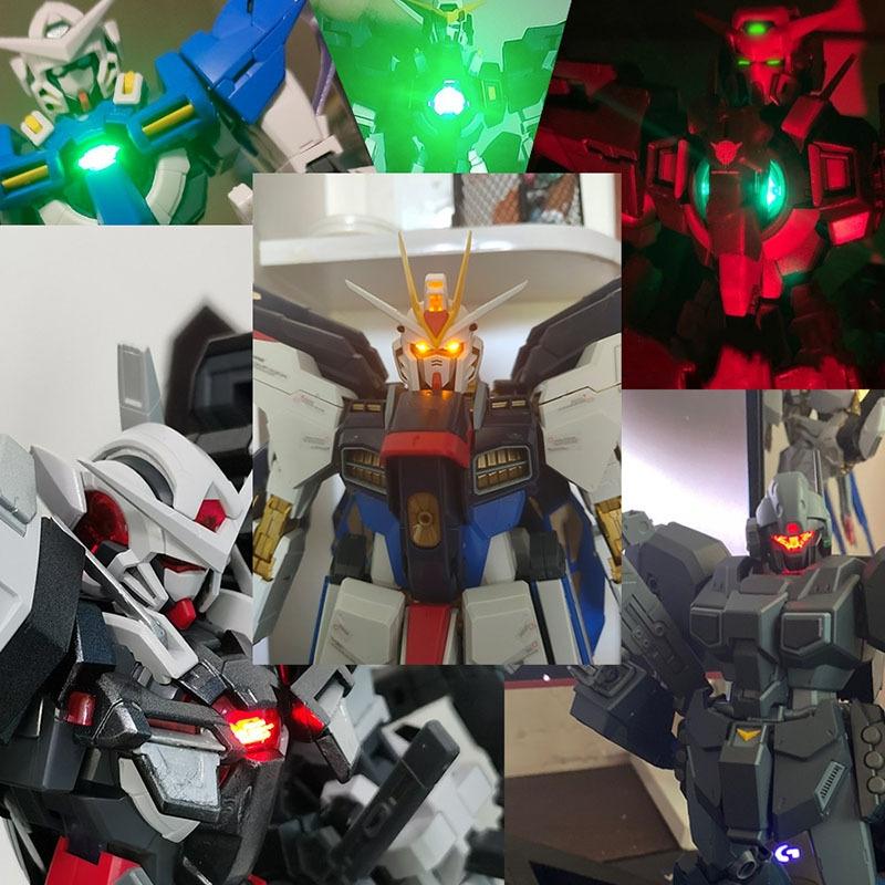 Magnetic LED Light Lights Spotlight Spot Display Light for Gundam MG 1/100 - Warm White