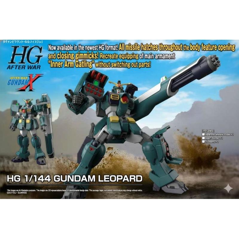 HGAW (High Grade After War) 1/144 GT-9600 Gundam Leopard