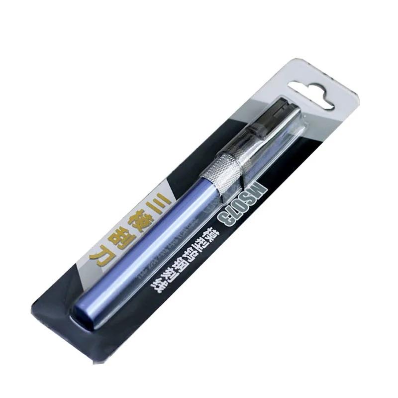 Moshi MS073  Tungsten Steel Scriber Parting Line C-Plane Triangle Scraper Mo Shi Engraving Chisel Panel Line Engrave