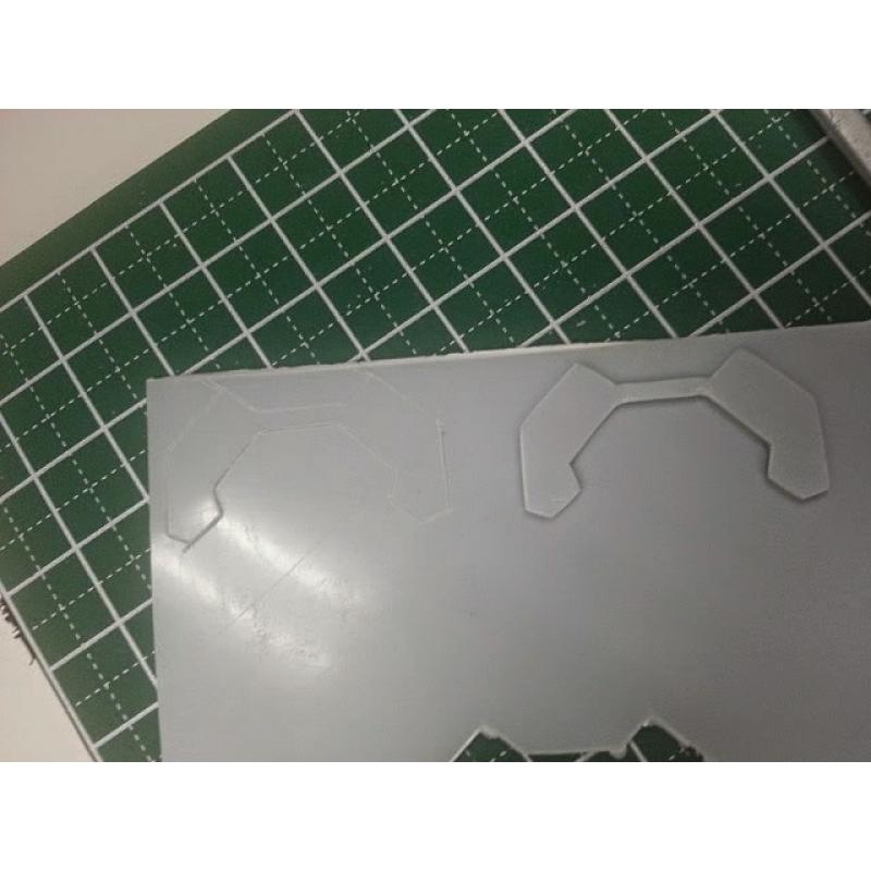 PVC Pla Plate thinness 0.5 mm (20cm x 30cm) for Gunpla Model Modification or Customization