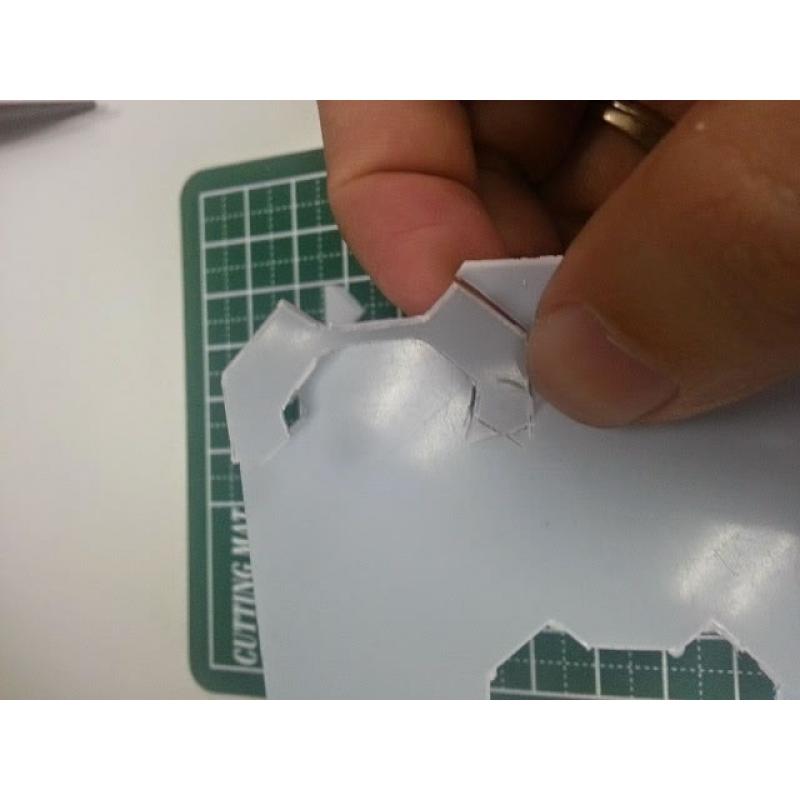 PVC Pla Plate thinness 2.0 mm (20cm x 30cm) for Gunpla Model Modification or Customization