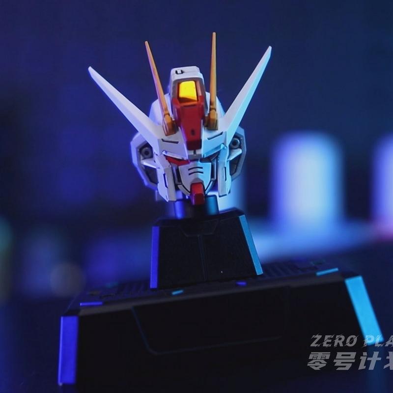 Zero Plan 1/100 GK Modified Pre-Painted Gundam heads (Destiny (with Spec II) + Strike Freedom + Strike + Nu Gundam)