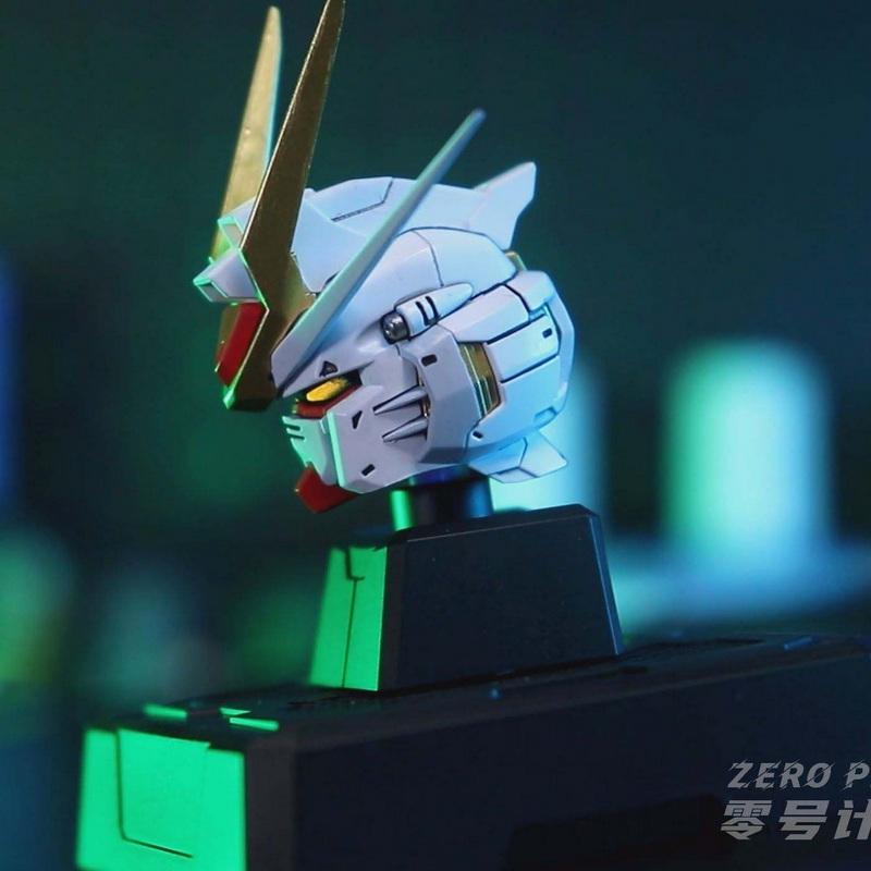 Zero Plan 1/100 GK Modified Pre-Painted Gundam heads (Destiny (with Spec II) + Strike Freedom + Strike + Nu Gundam)