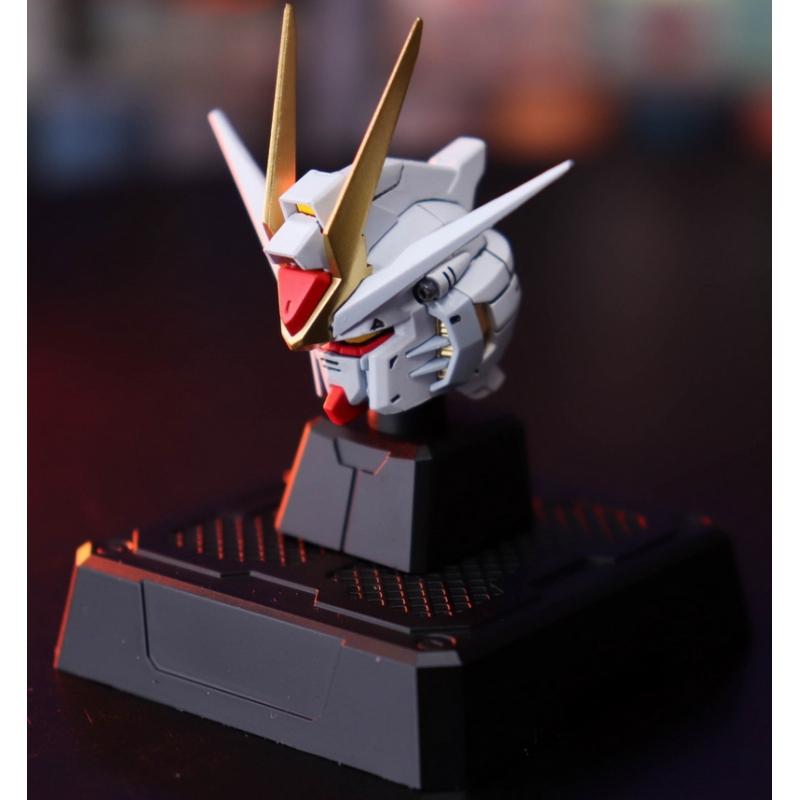 Zero Plan 1/100 GK Modified Pre-Painted Gundam heads (Destiny (with Spec II) + Strike Freedom + Strike + Nu Gundam)