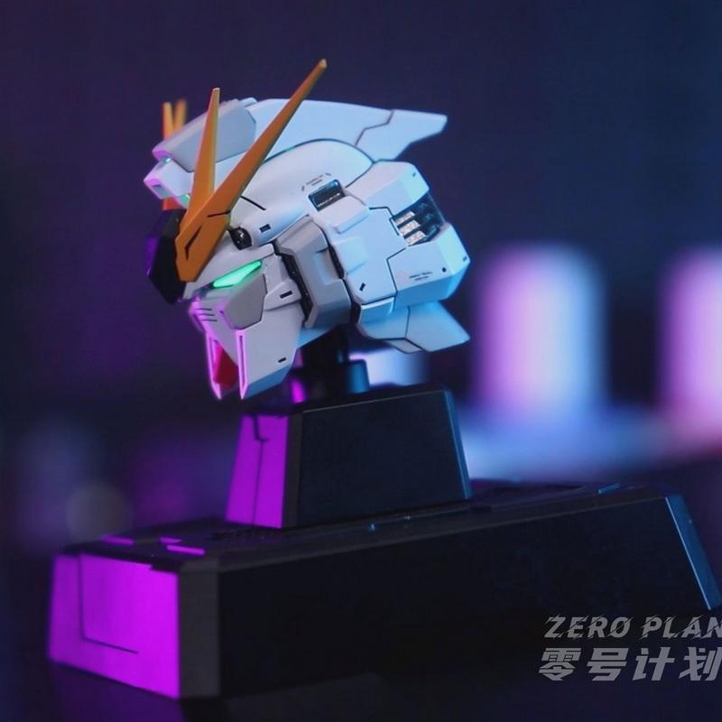 Zero Plan 1/100 GK Modified Pre-Painted Gundam heads (Destiny (with Spec II) + Strike Freedom + Strike + Nu Gundam)