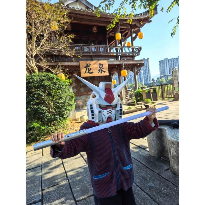 [FU BAN] BN Head Collection RX-78-2 Gundam Head Display / Wearable Helmet with LED Light