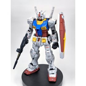Siap Pasang Assembled PG 1/60 UNLEASHED RX-78-2 Gundam with Panel Line Water Decal and Top Coating